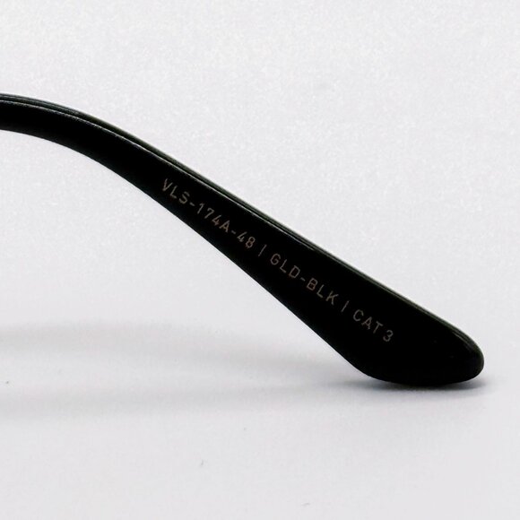 NEW VALENTINO SUNGLASSES VLS-174A LIMITED EDITION GOLD/SILVER WOMEN EYEWEAR